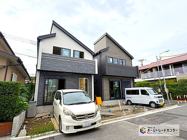 【現地外観写真】休日にご家族揃ってご見学はいかがでしょうか♪実際の現地を見てみると図面などではわからない、新たな発見もありますのでまずはお気軽にお問い合わせください♪