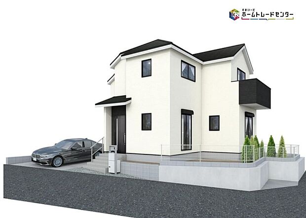 【完成予想図(外観)】☆7号棟☆
資料送付・ご見学即対応！建物完成しておりますので、室内ご内覧いただけます♪ご不明点等、スタッフがしっかりと説明させていただきますので、安心して現地をご覧ください♪