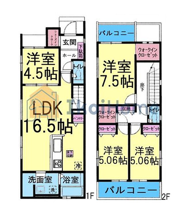 【ホームページに現地動画掲載中】●年中無休:当日予約可●WICが2ヵ所、収納豊富!SIC土間収納有!
