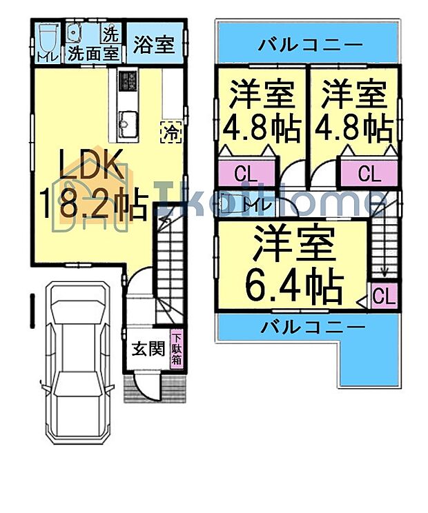 【ホームページに現地動画掲載中】●年中無休:当日予約可●LDK18.2帖!床暖房付!