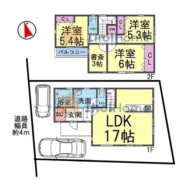 ●年中無休：当日予約可●LDK17帖！洗面室３帖で広々！シューズインクロークあり！収納豊富！