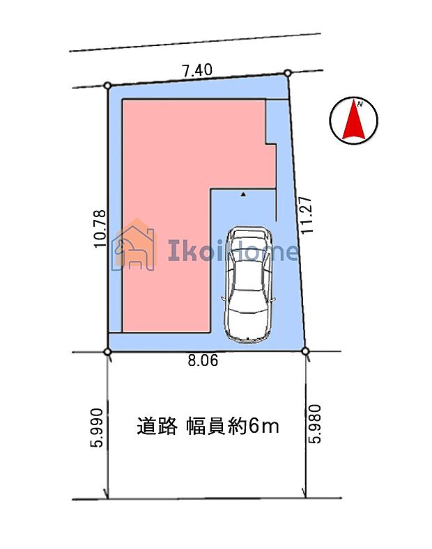 ●年中無休:当日予約可●南向きで幅員約6mでゆったりしております!陽当り・通風良好!