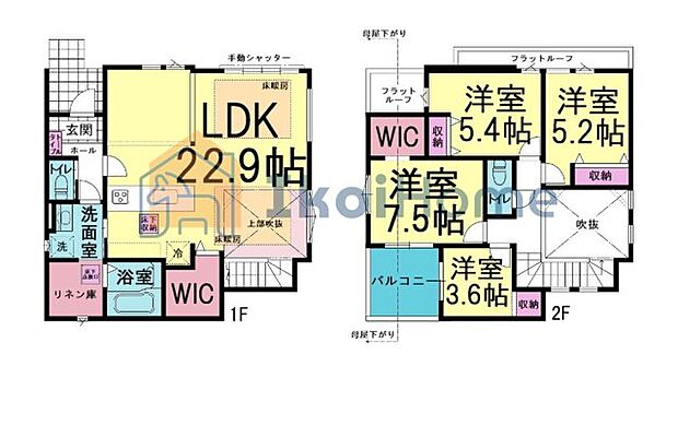 【ホームページに現地動画掲載中】●年中無休：当日予約可●WICやリネン庫など収納豊富な間取りです！