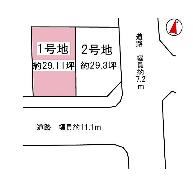 ●年中無休：当日予約可●区画図です。交通量が少ないので静かです。小さなお子様がいるご家庭は安心です。
