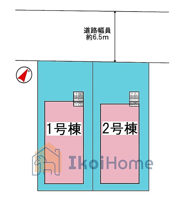 ●年中無休：当日予約可●前面道路は幅員約6.5ｍございます！お車の入出庫の際も安心です！