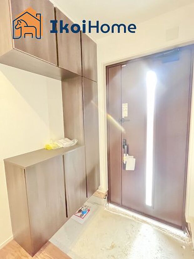 【玄関】【ホームページに現地動画掲載中】●年中無休：当日予約可●靴を沢山収納できるシューズボックスを完備。