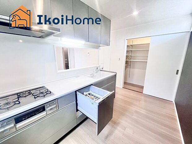 【キッチン】【ホームページに現地動画掲載中】●年中無休:当日予約可●食洗器付のキッチン!食器洗いが楽になります♪