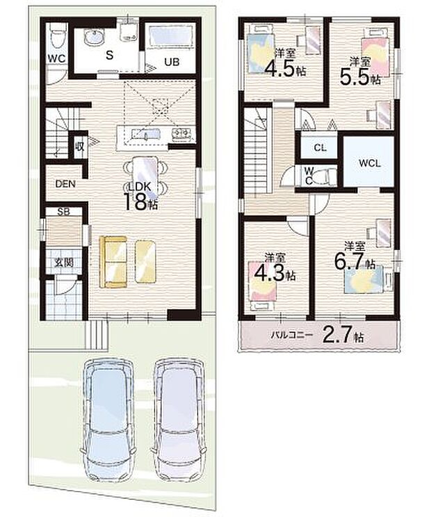 【4LDK】○美豆小学校・・・徒歩30分 ○大淀中学校・・・徒歩38分