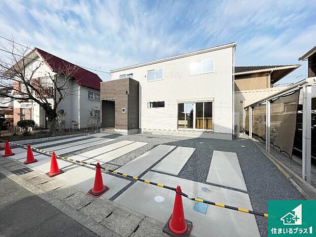 【外観】お客様に長く安心して住んでいだだける事にこだわった家づくり！住んでからのアフターサービスにもしっかりと取り組んでいます！