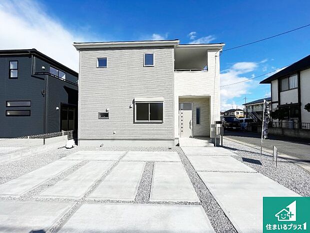 【外観】お客様に長く安心して住んでいだだける事にこだわった家づくり！住んでからのアフターサービスにもしっかりと取り組んでいます！