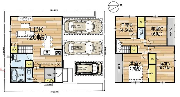 【4LDK】○藤尾小学校・・・徒歩1分 ○皇子山中学校・・・徒歩55分