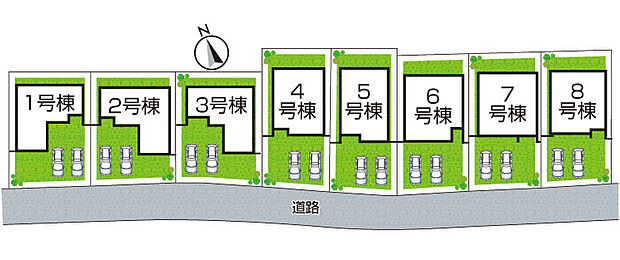 全8区画