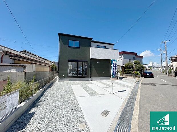 【外観】お客様に長く安心して住んでいだだける事にこだわった家づくり！住んでからのアフターサービスにもしっかりと取り組んでいます！
