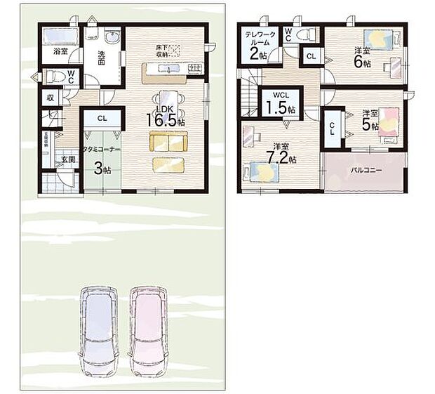 【4LDK】○小宅小学校・・・徒歩8分 ○龍野東中学校・・・徒歩12分
