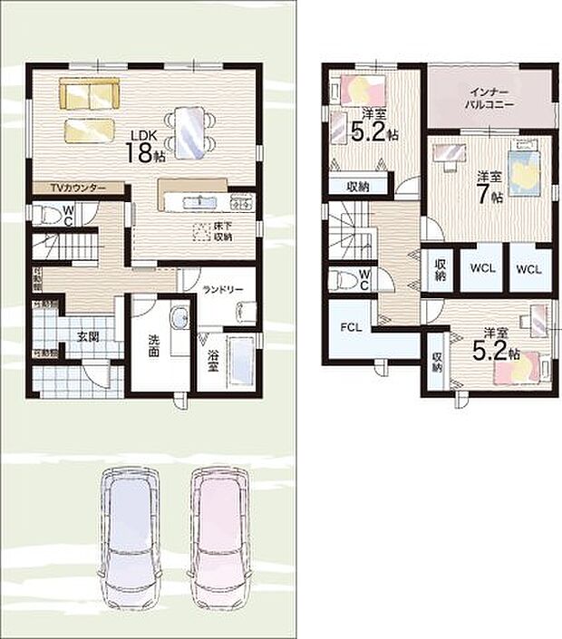【3LDK】○白浜小学校・・・徒歩22分 ○灘中学校・・・徒歩19分