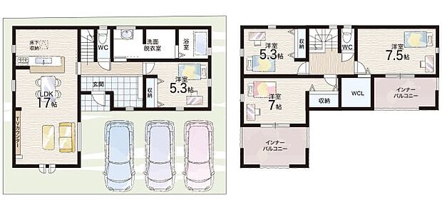 【3LDK】○勝原小学校・・・徒歩7分 ○朝日中学校・・・徒歩26分
