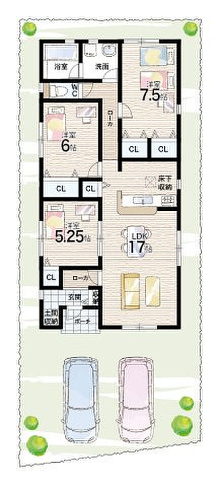 【3LDK】○西脇小学校・・・徒歩8分 ○西脇中学校・・・徒歩17分