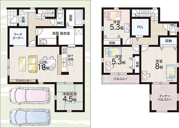 【4LDK】○糸引小学校・・・徒歩10分 ○灘中学校・・・徒歩21分