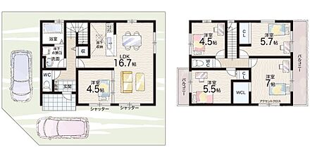 ○西山小学校・・・徒歩10分 ○有野北中学校・・・徒歩25分 