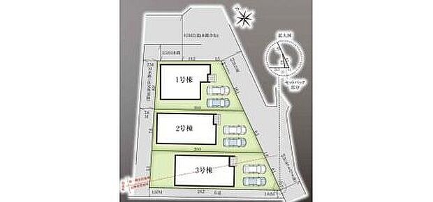 隣家との間隔が広く快適♪駐車２台可能スペース有☆