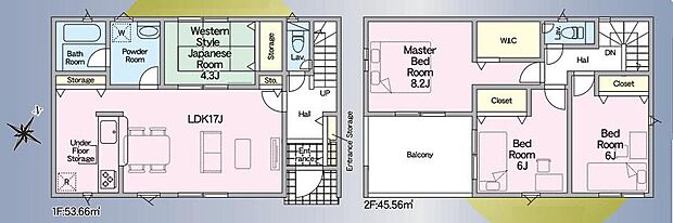 (2号棟)、価格1890万円、4LDK、土地面積186.24m2、建物面積99.22m2