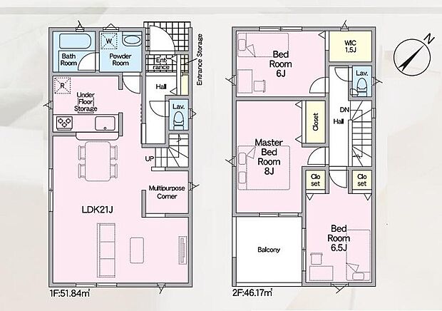 (2号棟)、価格2490万円、3LDK、土地面積162.4m2、建物面積98.01m2