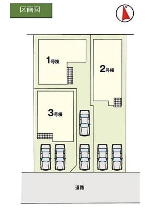【全体区画図】全３棟☆お気軽にお問い合わせください♪