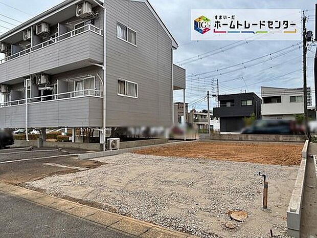 【現地外観写真】住宅の構造や設備仕様・完成イメージなどのご質問はいつでもお気軽にお問い合わせ下さいませ☆資料もお送りいたします♪