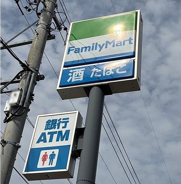 ファミリーマート美山店(約561m)