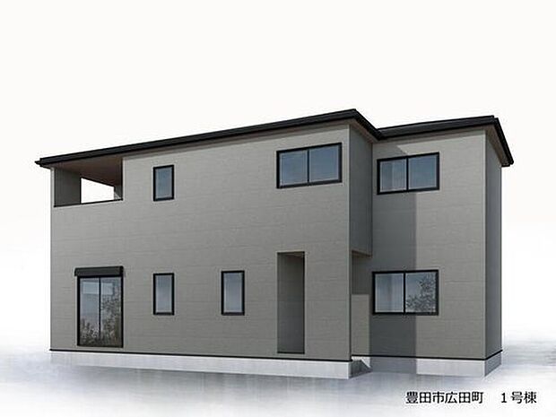 【完成予想図(外観)】家族一人一人の時間を大切にできる5LDK♪