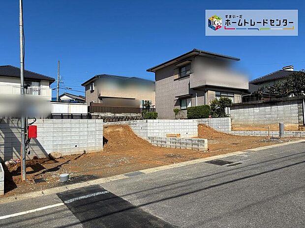 【現地外観写真】住宅の構造や設備仕様・完成イメージなどのご質問はいつでもお気軽にお問い合わせ下さいませ☆資料もお送りいたします♪