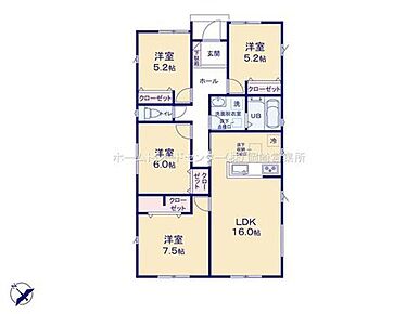 子育て中にも老後の生活にも生活しやすい平屋建て☆対面式キッチンからはリビングで過ごす家族の様子がわかり安心です◎家事動線がスムーズな水回り集約設計です♪ 