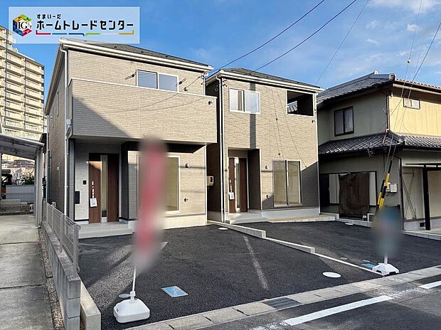 【現地外観写真】平日・お仕事帰りなど、いつでもご案内させていただきます!デザイン・目に見える設備面も大切ですが、耐震構造で地震に強い家の為、次代へ繋ぐ強固な住宅です。