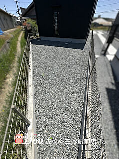 ３号棟　北側裏庭