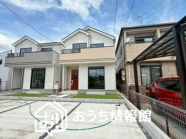 【現地写真（外観）【B号地】】健康被害に配慮したもっとも安全性の高い建材を採用し、シックハウス対策をしております。