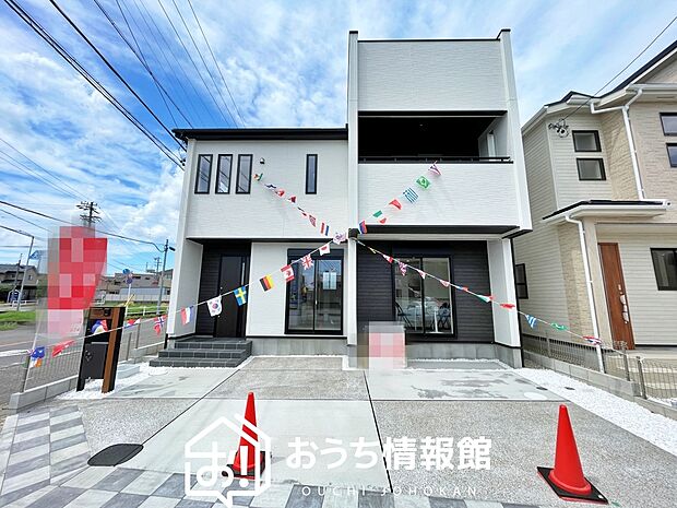 【現地写真（外観）【１号地】】耐震等級最高「３」取得で基準の１.５倍の性能・耐震強度で安心できます。