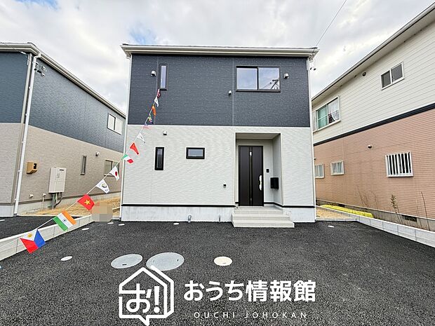【現地写真(外観)【3号地】】健康被害に配慮したもっとも安全性の高い建材を採用し、シックハウス対策をしております。