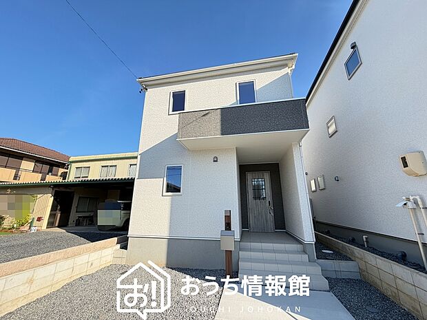 【現地写真（外観）【１号地】】健康被害に配慮したもっとも安全性の高い建材を採用し、シックハウス対策をしております。