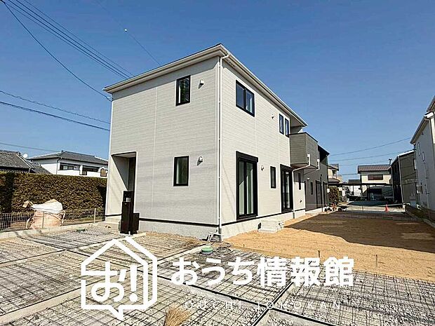 【現地写真（外観）【１号地】】耐震等級最高「３」取得で基準の１.５倍の性能・耐震強度で安心できます。