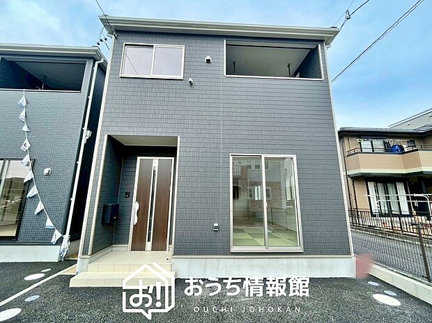 【現地写真(外観)【3号地】】健康被害に配慮したもっとも安全性の高い建材を採用し、シックハウス対策をしております。