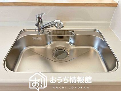 浄水器内臓ハンドシャワー付シンク