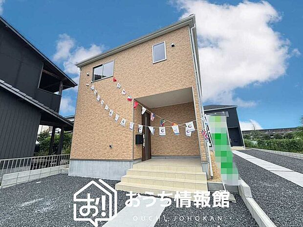 【現地写真(外観)【2号地】】健康被害に配慮したもっとも安全性の高い建材を採用し、シックハウス対策をしております。