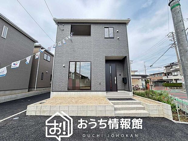 【現地写真（外観）【１号地】】耐震等級最高「３」取得で基準の１.５倍の性能・耐震強度で安心できます。