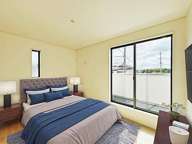 【Room：4号棟】
全居室に収納スペースが備わっています！
本画像はCGで作成しており、実際に現地に家具は配置しておりません。また、価格に家具は含まれません。