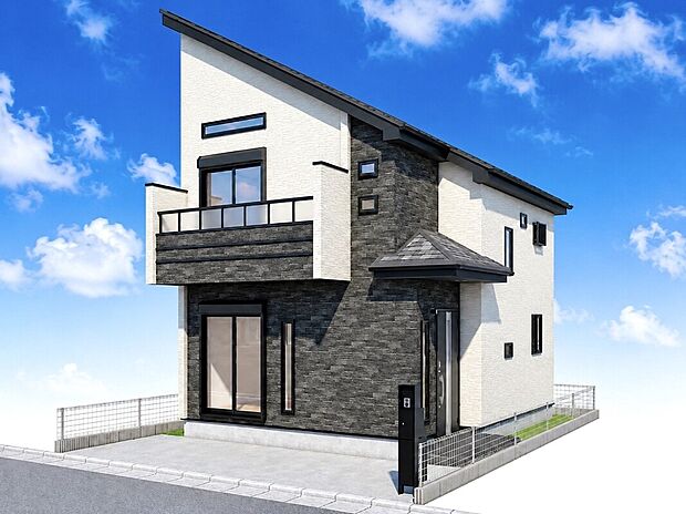 【建物イメージパース】
京王線「仙川」駅まで徒歩7分の希少立地にZEH水準×耐震等級3の高品質住宅が誕生！
2階にあるので、直接室内を見られないプライバシーの保たれるプランニング。