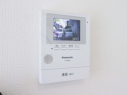 【施工例：モニター付きインターホン】