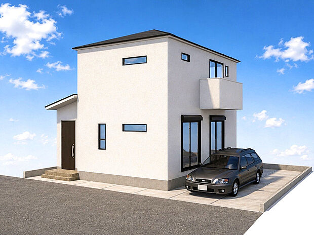 【【建売プラン例】】約29坪ある開放的な整形地。理想の住まいを建築可能。車通りも少なく、閑静な住宅街となっています。