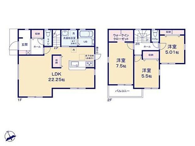【3LDK】全室南向きでどのお部屋も明るい陽光が届きます♪
SIC、WIC、ホール収納、リビング収納などの充実した収納で暮らしをスマートに♪
22帖超えLDK!開放感溢れる空間で模様替えもお楽しみいただけそうです♪