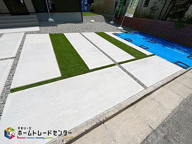 【【カースペース】】これから徐々にお家が出来上がっていきます。どんな家が建つのか楽しみですね♪同じものは2つとない「夢のマイホーム」との出会いが待っているかもしれません。