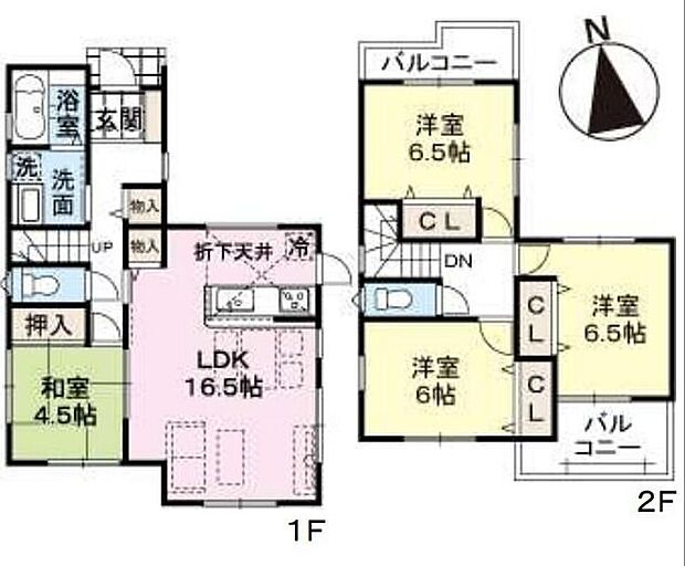 【4LDK】ママさんに人気のある対面式キッチン♪お料理をしながら「今日どんなことがあったの?」も楽しみの一つです♪窓から降り注ぐ陽光が、リビングを爽やかな光で満たします。